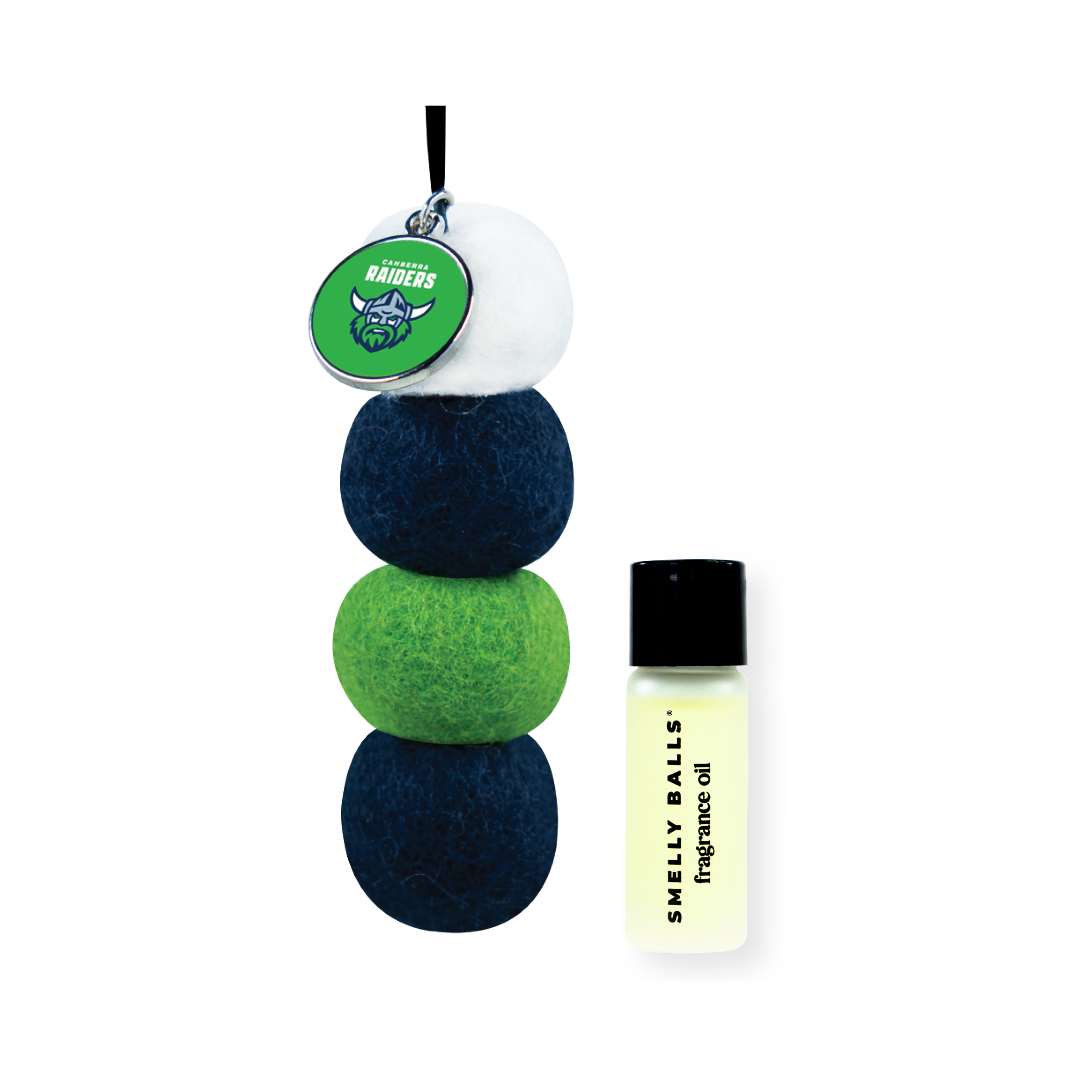 Smelly Balls Canberra Raiders Inspired Reusable Air Freshener Starter Set - NRL445AJ