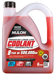 Nulon RLL5 Red Long Life Coolant 5L (Bulky Item - Freight Applies)
