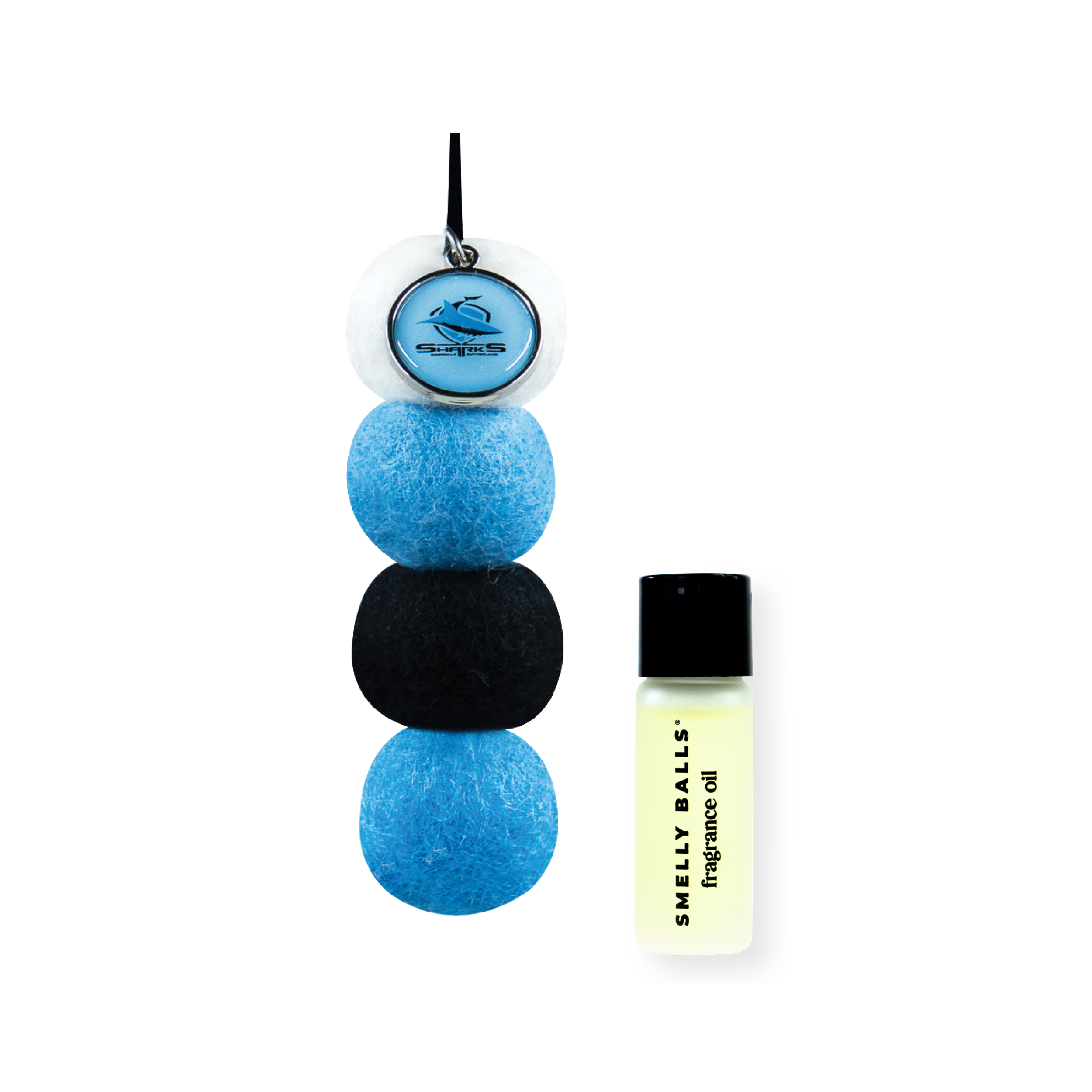 Smelly Balls Cronulla Sharks Inspired Reusable Air Freshener Starter Set - NRL445AL