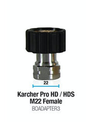 Bowden's Own Adapter - Karcher Pro HD / HDS M22 Female - BOADAPTER3