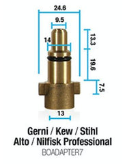 Bowden's Own Adapter - Gerni / Kew / Stihl / Alto / Nilfisk - BOADAPTER7