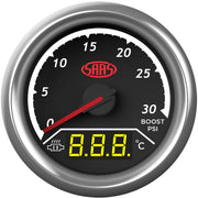 SAAS SG611240 Trax Series Dual Gauge - Boost 0-30 Psi/Exhaust Temp 0¬∞-900¬∞ Analogue/Digital
