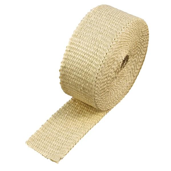 50mm Wide Heatshield Exhaust Wrap 7.5m Fawn (Beige Colour) - 302025E