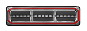 LED Autolamps 3854ARWM-2 Rear Combination Lamp Set