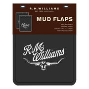 RM Williams Mud Flap Pair Black / White Size E - MDRMWE