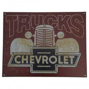Chevrolet Trucks 40's era Metal Sign Reproduction 41cm x 32cm - MSI2197
