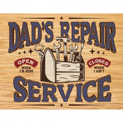 Dads Repair Service Metal Sign Reproduction 41cm x 32cm - MSI2268