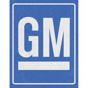 GM Logo Metal Sign Reproduction 32cm x 41cm - MSI2583