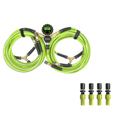 Oricom MTDI4 Tyre Deflator Quad Pack with Digital Display - MTDI4 with FREE Pack of 4 Adjustable Adaptors ATD01