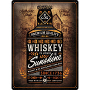 Nostalgic Art 30 x 40cm Metal Sign Whiskey Sunshine 23281 - 5123281