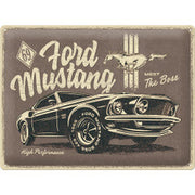 Nostalgic Art 30 x 40cm Metal Sign Ford Mustang - Meet The Boss 23311 - 5123311