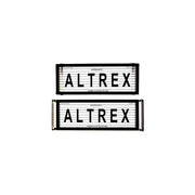 Altrex Superior 6 Figure Black Number Plate Protectors - with Lines - NPP6