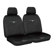 RM Williams Neoprene Front Seat Covers Black with Black Stitching Size 30 - NPRMWBX-BLK30