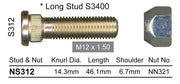 Nice Wheel Stud & Nut Set - NS312