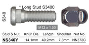 Nice Wheel Stud & Nut Set - NS340Y