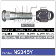 Nice Wheel Stud & Nut Set - NS345Y