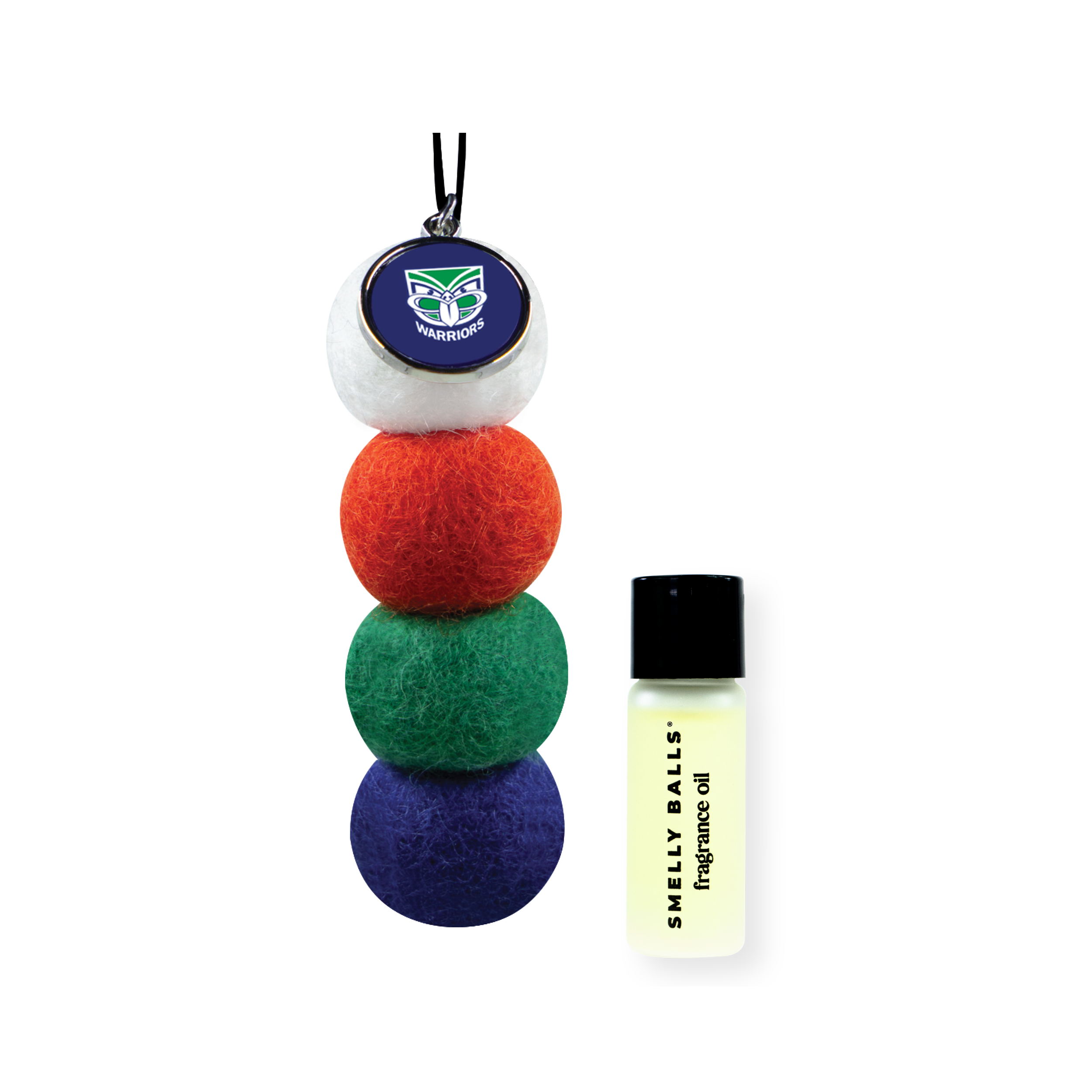 Smelly Balls New Zealand Warriors Inspired Reusable Air Freshener Starter Set - NRL445AO