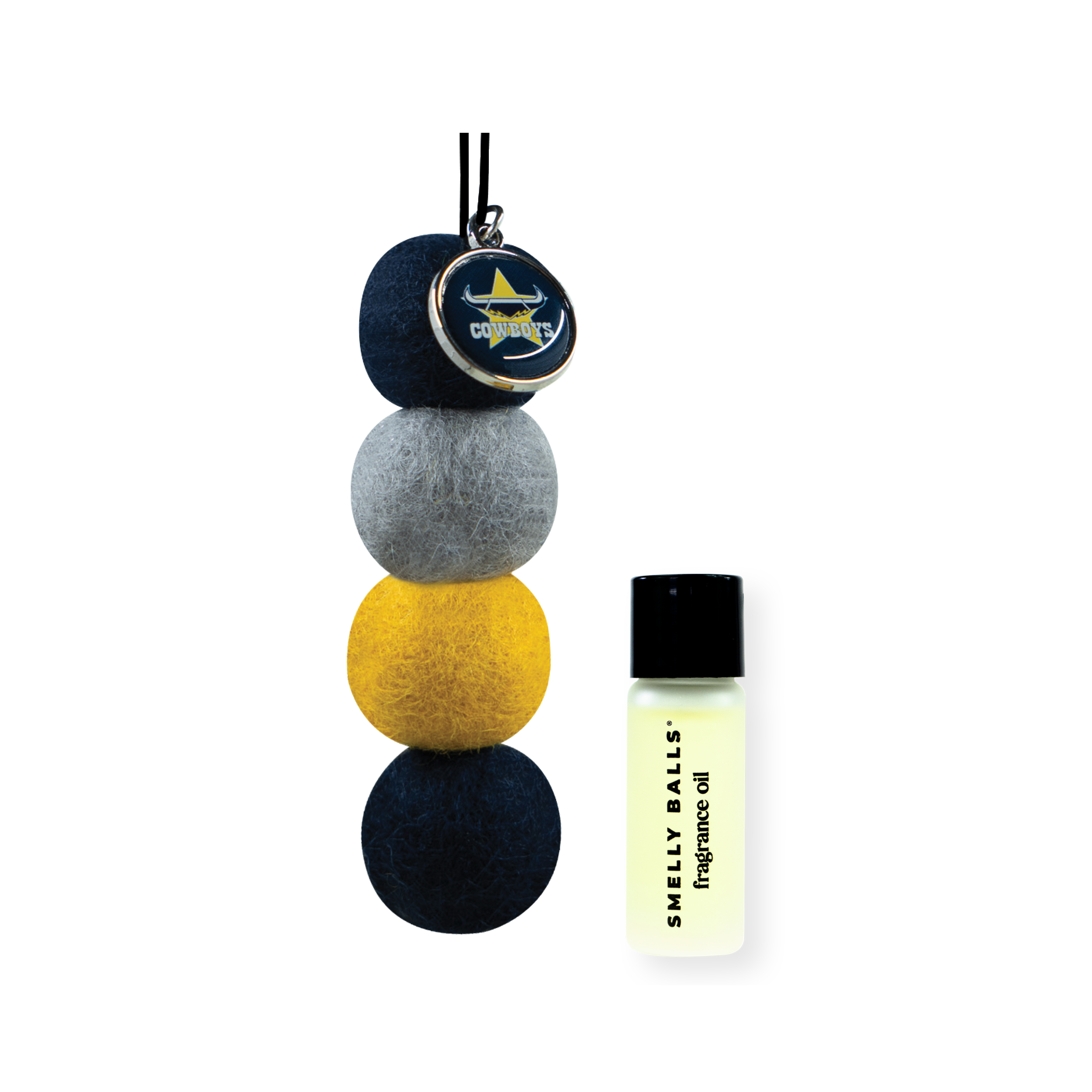 Smelly Balls North Queensland Cowboys Inspired Reusable Air Freshener Starter Set - NRL445AC