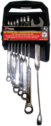 PKTool 8pc Metric Combination Twisted Shaft Spanner Set - PT10173 (Pickup Only)