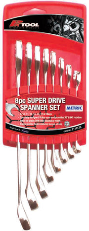 PKTool 8pc Metric Super Drive Spanner Set  - PT10179 (Pickup Only)