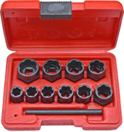 PKTool 11pc 3/8 inch Dr Spiral Design Twist Socket Set - PT10383 (Pickup Only)