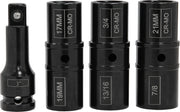 PKTool 4pc 1/2 inch Dr Thin Wall Impact Dual Size Flip Head Socket - PT11153 (Pickup Only)