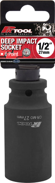 PKTool 27mm 1/2 inch Dr Deep Impact Socket - PT11327 (Pickup Only)