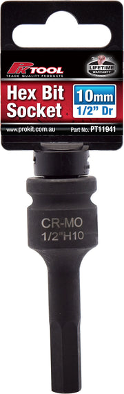 PKTool 7mm 1/2 inch Dr Impact Hex Bit Socket - PT11941 (Pickup Only)