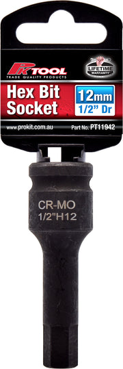 PKTool 7mm 1/2 inch Dr Impact Hex Bit Socket - PT11942 (Pickup Only)
