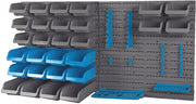 PKTool 43 Piece Wall Mounted Storage & Tool Rack Set - PT80930  (Bulky Item - Freight Applies)