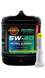 Penrite Enviro+ Full Synthetic Engine Oil 5w40 5W-40 20L EPLUS5W40020 (Pickup Only)