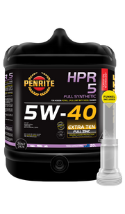 Penrite HPR 5 Full Synthetic Engine Oil 5w40 5W-40 20L HPR05020 (Pickup Only)