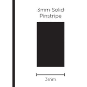 SAAS 3mm Pinstripe, Solid Black (10m) - 1101