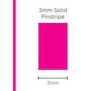 SAAS 3mm Pinstripe, Solid Pink (10m) - 1111