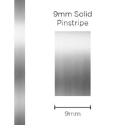 SAAS 9mm Pinstripe, Solid Chrome Mylar (10m) - 11399