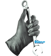 TGC Black Rocket Nitrile Disposable Glove 100Pk Size L 130003