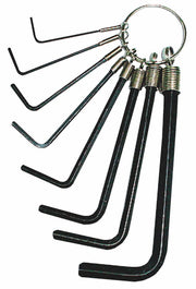 PKTool Hex Key Set On Ring - 8Pc Metric - RG7118 (Pickup Only)