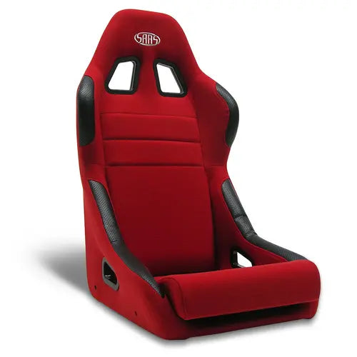 SAAS Seat Fixed Back Mach II Red ADR Compliant - RP1002 (Bulky Item - Freight Applies)