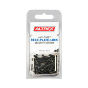 Altrex Anti-Theft Rego Plate Lock Security Screws (12 Pack) - RPL12