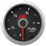 SAAS Fuel Level Gauge 52mm Street Series Black 12V - SG21290