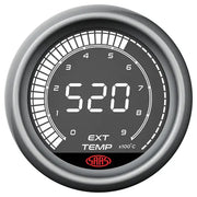 SAAS Exhaust Temp Gauge EGT Pyro 0°-900° 52mm Muscle Digital Series 12V - SG41240