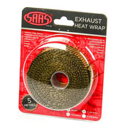 SAAS Exhaust Wrap Basalt Titanium 25mm (1in) x 5m - SHWT2505