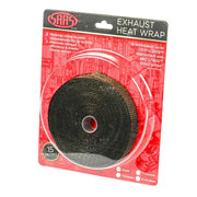 SAAS Exhaust Wrap Basalt Black 25mm (1in) x 15m - SHWT2515B