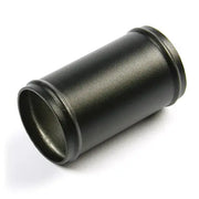 SAAS Pipe 57mm diameter x 100mm Aluminium Black Powder Coat - SP5757100
