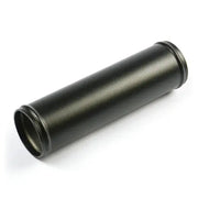 SAAS Pipe 63mm diameter x 200mm Aluminium Black Powder Coat - SP6363200