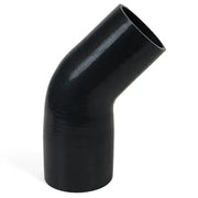 SAAS 45Deg 4 Ply Silicone Reducer 76mm x 89mm Black - SSH457689