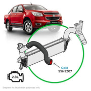 SAAS Holden Colorado RG 2.8L 132kW 2012 - 2013 CTDI Silicone Intercooler Cold Pipe - SSH5207