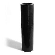 SAAS Straight 4 Ply Silicone Hose 57mm x 57mm x 254mm Black - SSH5757254
