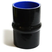 SAAS Straight 4 Ply Silicone Hose Hump 76mm x 76mm x 120mm Black - SSH7676