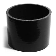 SAAS Straight 4 Ply Silicone Hose 89mm x 89mm x 76mm Black - SSH898976
